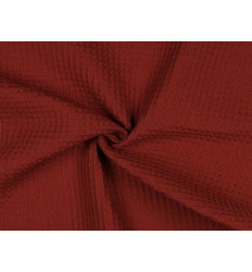 Tela Waffle Ladrillo | 250 Gr/m² 100% Algodón