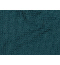 Tela Waffle Petróleo | 250 Gr/m² 100% Algodón