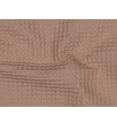 Tela Waffle Cámel| 250 Gr/m² 100% Algodón