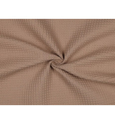 Tela Waffle Cámel| 250 Gr/m² 100% Algodón