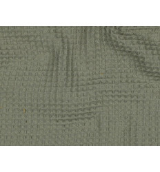 Tela Waffle Mint Oscuro | 250 Gr/m² 100% Algodón