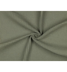 Tela Waffle Mint Oscuro | 250 Gr/m² 100% Algodón