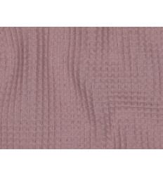 Tela Waffle Rosa Empolvado | 250 Gr/m² 100% Algodón