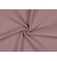Tela Waffle Rosa Empolvado | 250 Gr/m² 100% Algodón