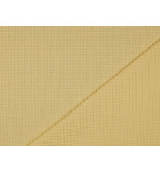 Tela Waffle Amarillo Suave | 250 Gr/m² 100% Algodón