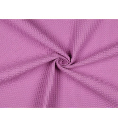 Tela Waffle Rosa Chicle | 250 Gr/m² 100% Algodón