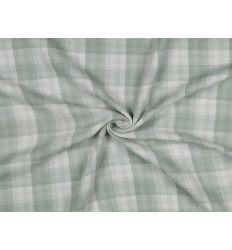 Doble gasa vichy Agua Marina