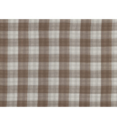 Doble Gasa Vichy Camel