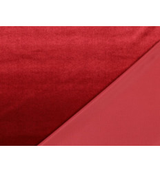 Terciopelo Granate Suave y Resistente | Poliéster 100%