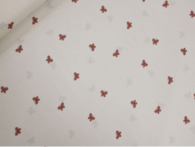 Popelín Estampado de Mariposas | Algodón 100%
