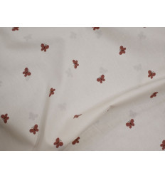 Popelín Estampado de Mariposas | Algodón 100%