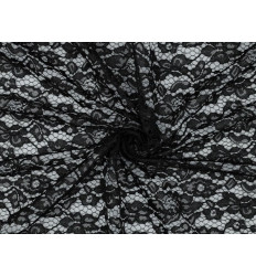 Encaje Negro Doble Festón