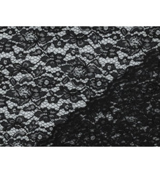 Encaje Negro Doble Festón