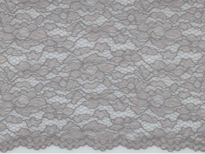 Encaje Gris Doble Festón