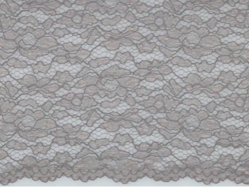 Encaje Gris Doble Festón