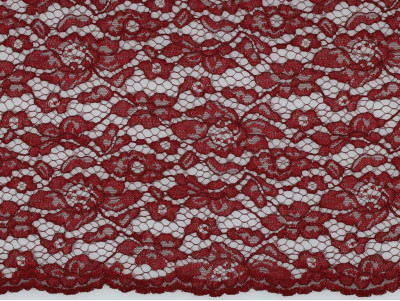 Encaje Granate Doble Festón