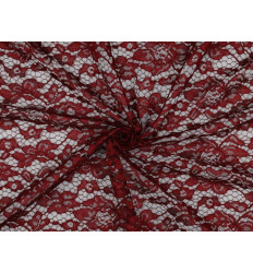 Encaje Granate Doble Festón