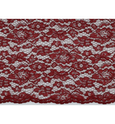 Encaje Granate Doble Festón