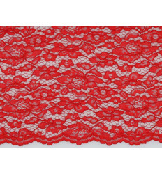 Encaje Rojo Doble Festón
