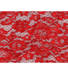 Encaje Rojo Doble Festón