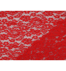 Encaje Rojo Doble Festón