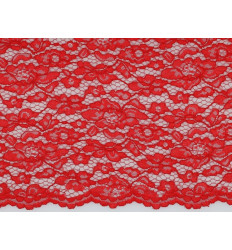 Encaje Rojo Doble Festón