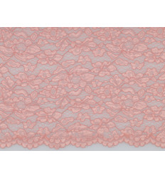 Encaje Rosa Doble Festón