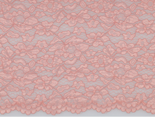 Encaje Rosa Doble Festón