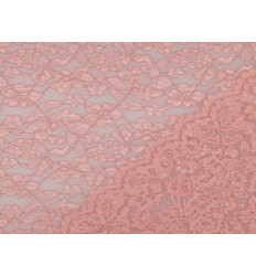 Encaje Rosa Doble Festón