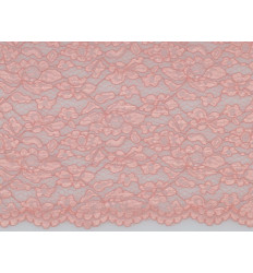 Encaje Rosa Doble Festón