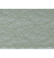 Encaje Verde Pastel Doble Festón