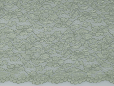 Encaje Verde Salvia Doble Festón