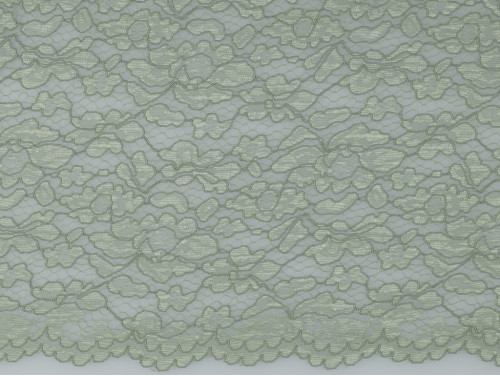 Encaje Verde Pastel Doble Festón