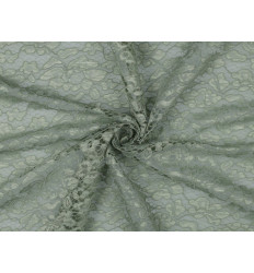 Encaje Verde Pastel Doble Festón