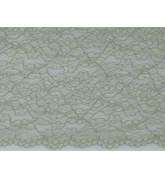 Encaje Verde Pastel Doble Festón