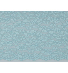 Encaje Azul Claro Doble Festón