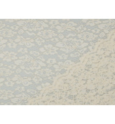 Encaje Beige Doble Festón