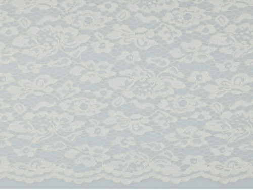 Encaje Blanco Roto Doble Festón