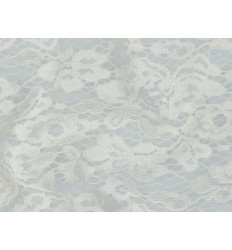 Encaje Blanco Roto Doble Festón