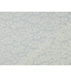 Encaje Blanco Roto Doble Festón