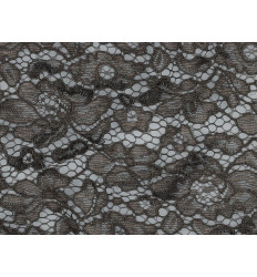 Encaje Gris Oscuro Doble Festón