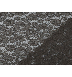 Encaje Gris Oscuro Doble Festón