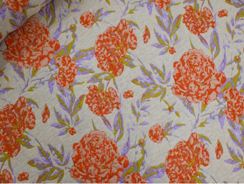 Jacquard Premium Floral | Algodón y Poliéster Reciclado