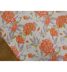 Jacquard Premium Floral | Algodón y Poliéster Reciclado