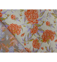 Jacquard Premium Floral | Algodón y Poliéster Reciclado