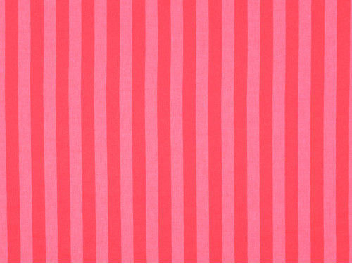 Algodón de rayas rojo y rosa | 100% Algodón