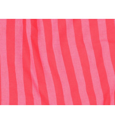 Algodón de rayas rojo y rosa | 100% Algodón