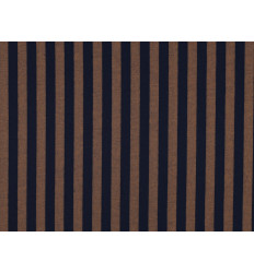 Algodón de rayas marino y camel | 100% Algodón