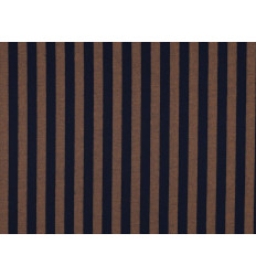 Algodón de rayas marino y camel | 100% Algodón