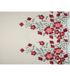 Lino Bordado en Orillo | 300 Gr/m²